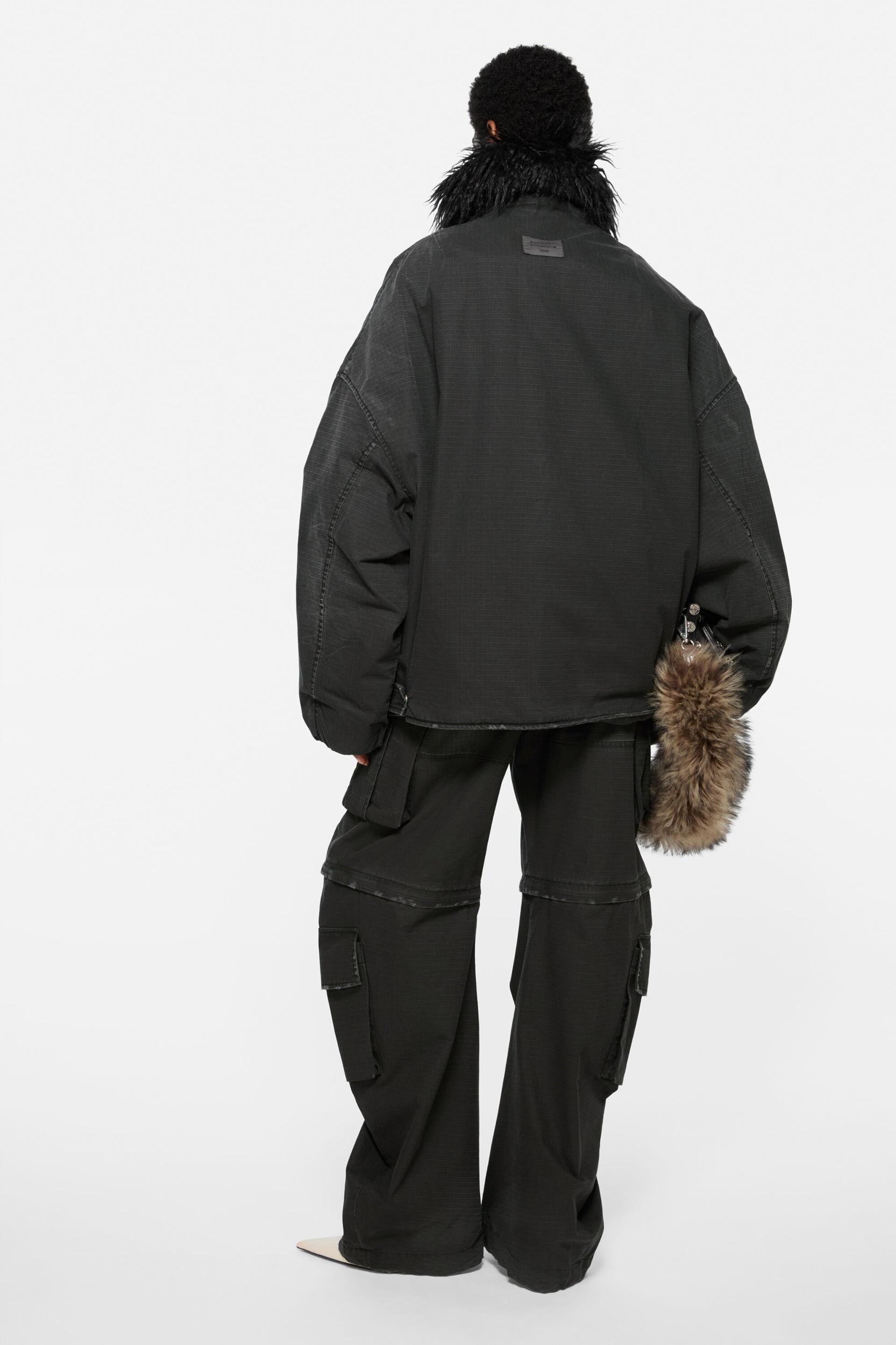 Coated cargo trousers Product Image