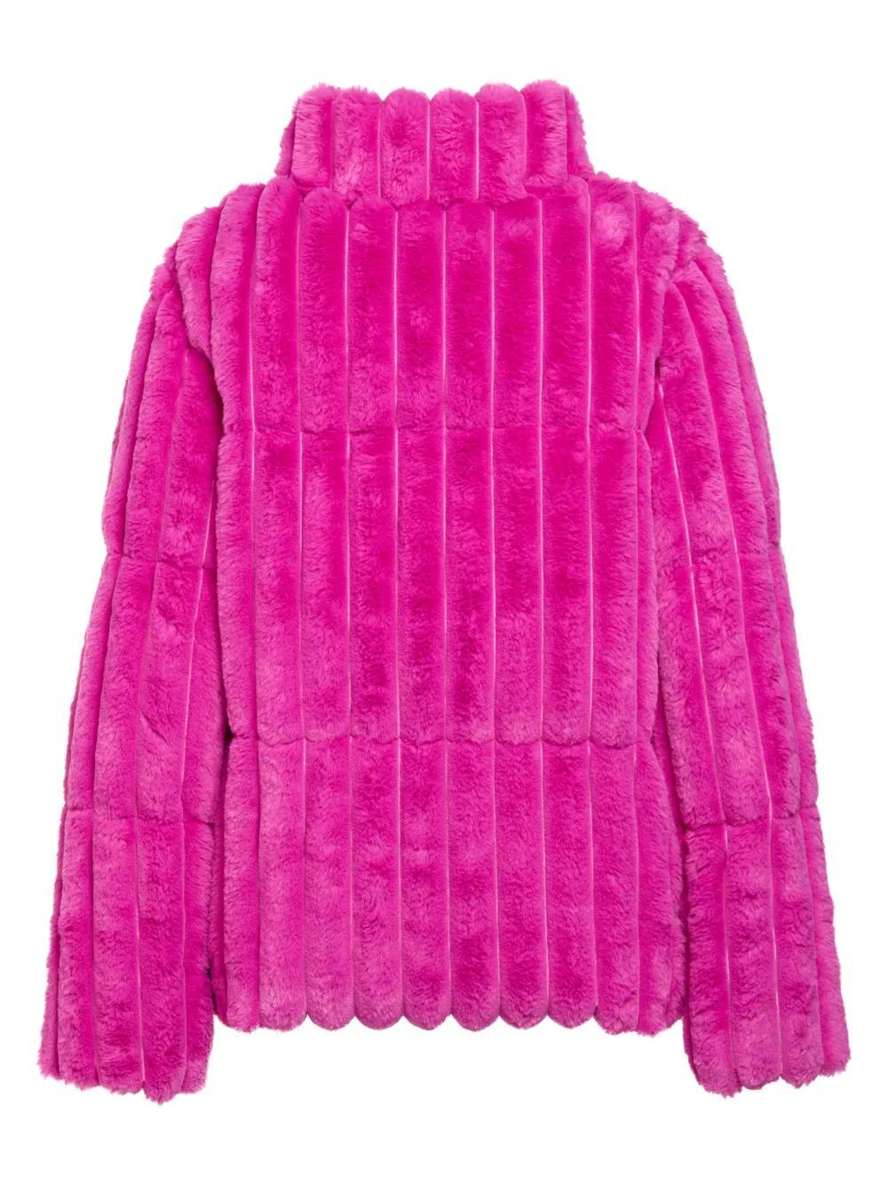 Recurrence faux-fur puffer packet Product Image