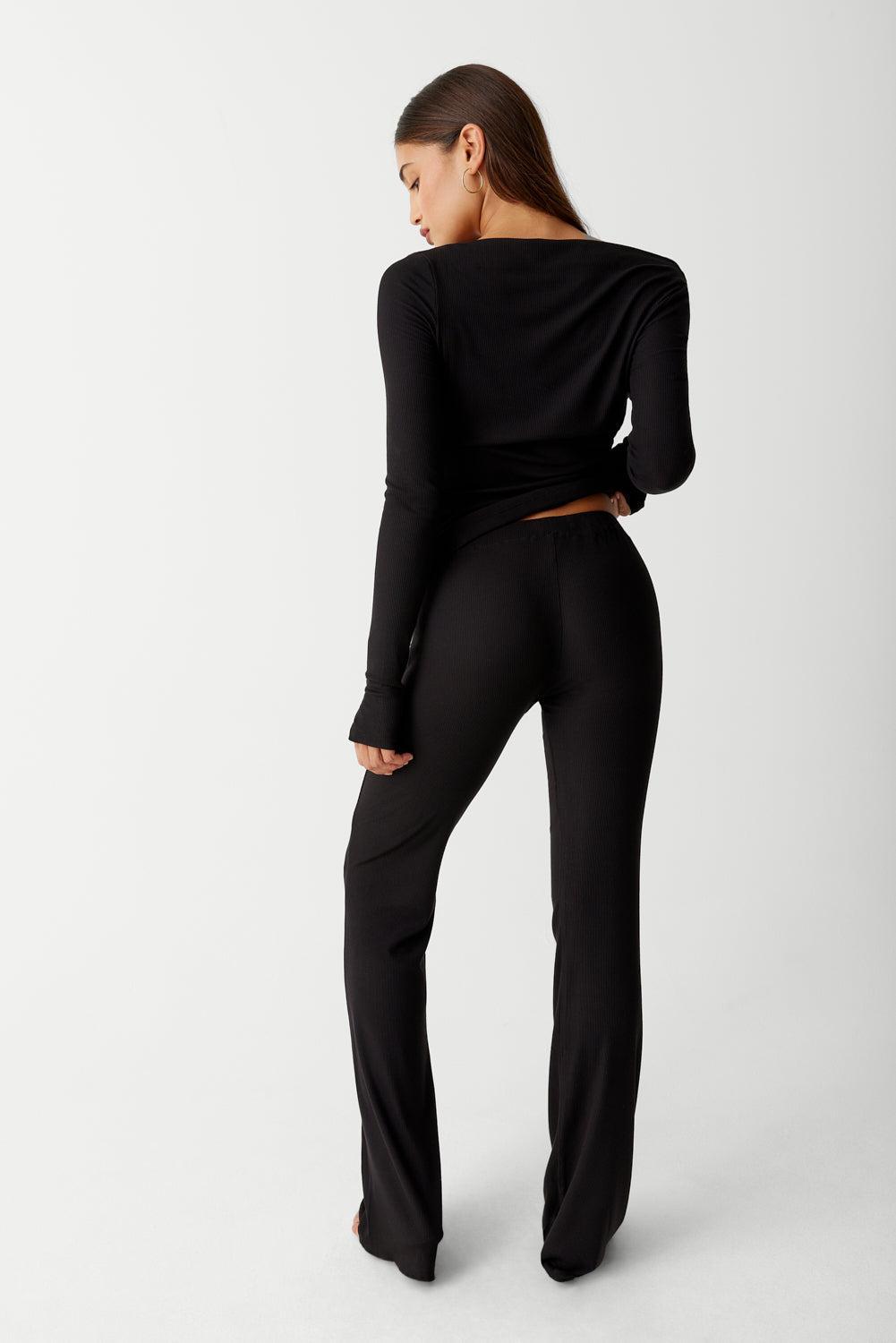 Elvis Flare Low Rise Pant - Black Product Image