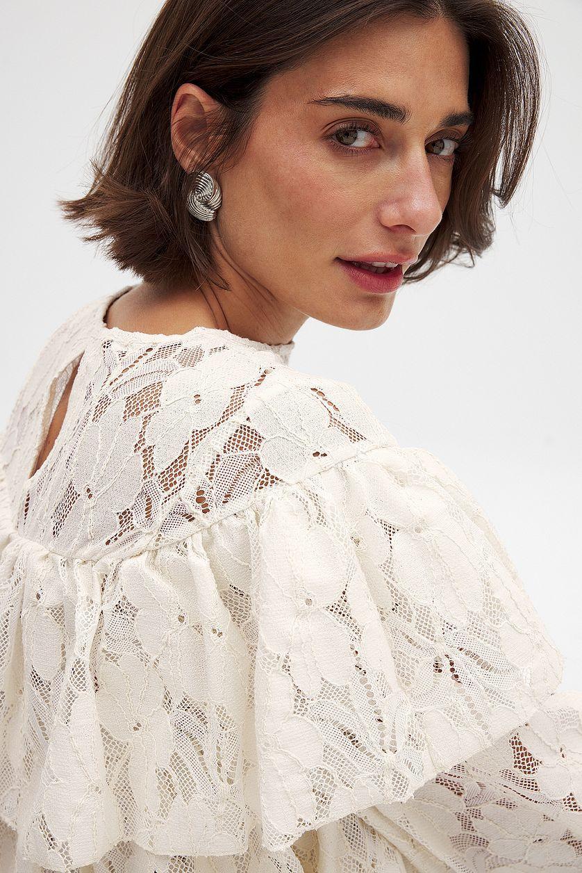 Layered Flounce Blouse Product Image