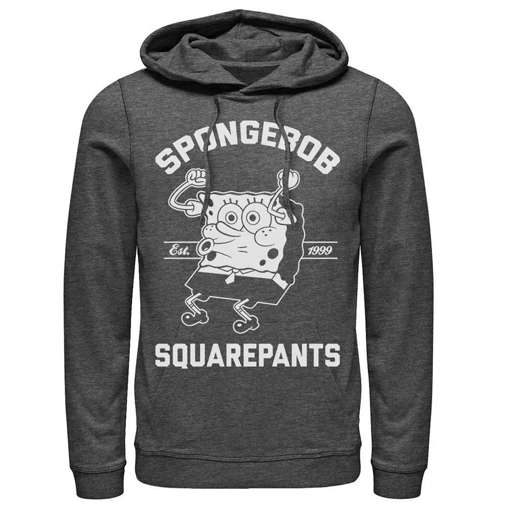 Men's Nickelodeon SpongeBob SquarePants Excited Established 99 Hoodie, Size: Small, Char Product Image