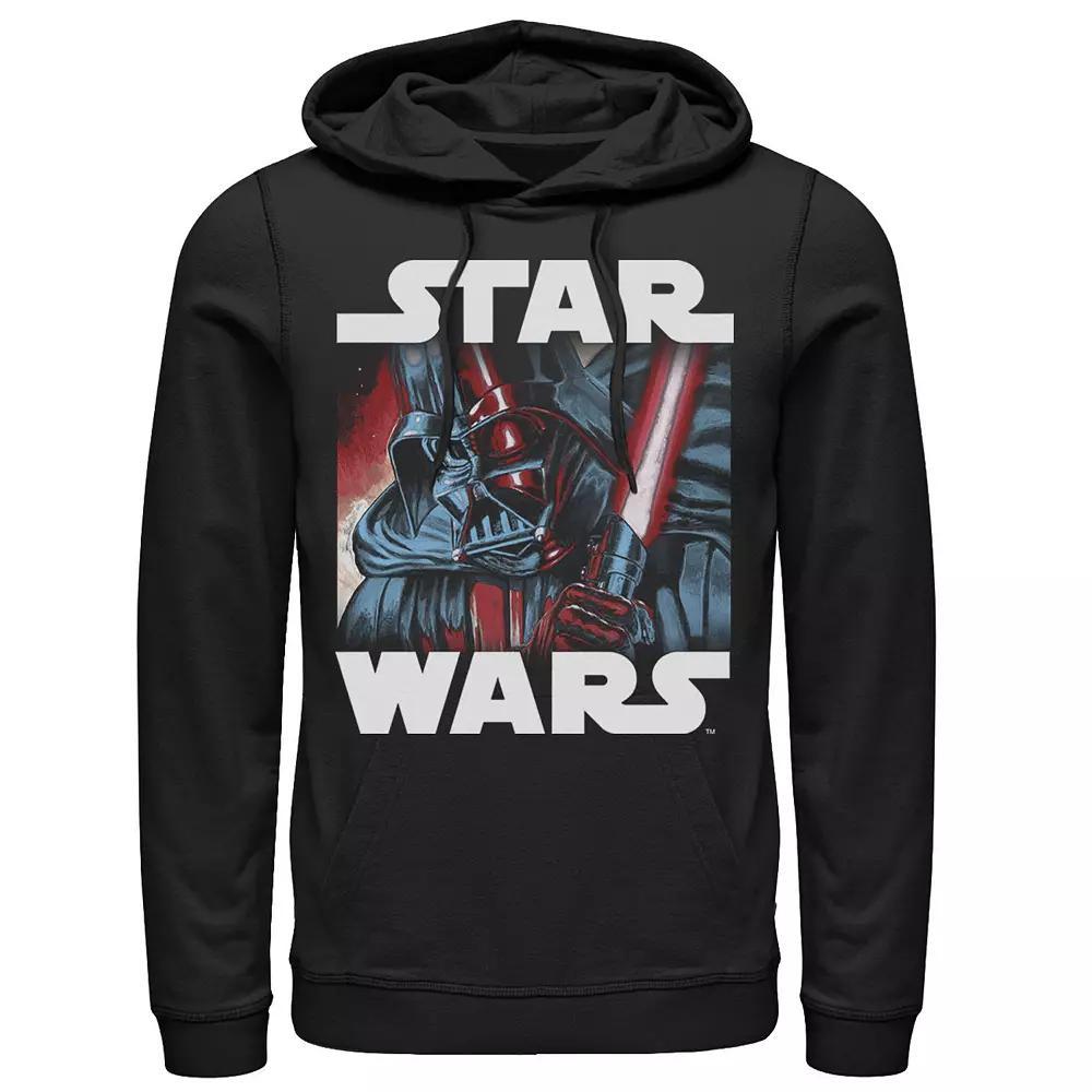 Men's Star Wars Darth Maul Battle Portrait Hoodie, Size: Small, Black Product Image