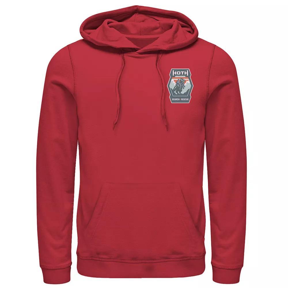 Men's Stranger Things Hawkins Police Left Chest Badge Hoodie, Size: Medium, Blue Product Image