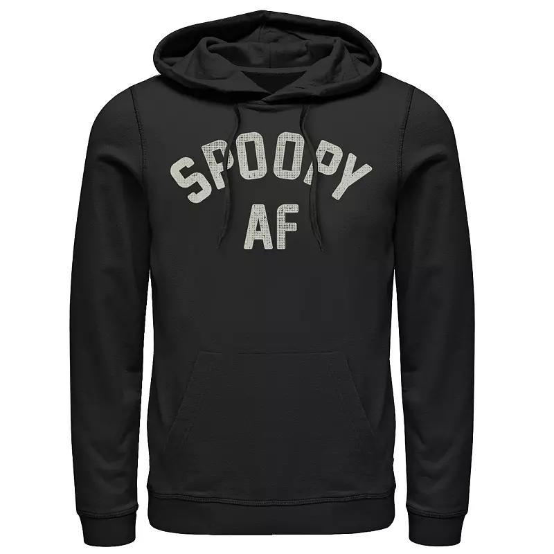 Mens Spoopy AF Halloween Hoodie, Men's, Size: Large, Black Product Image