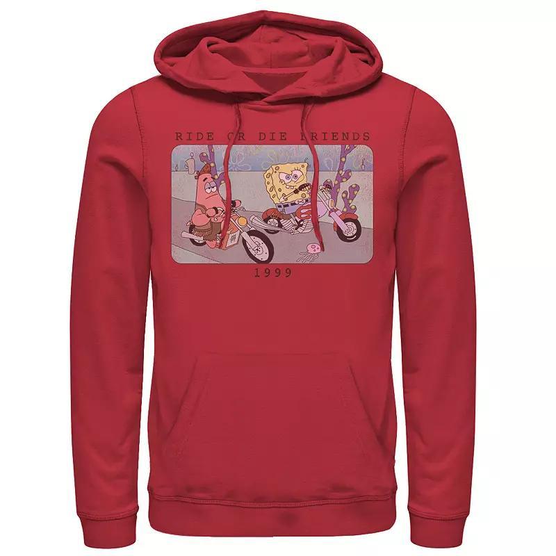 Men's Jurassic Park Retro Colors Checkered Logo Hoodie, Size: Large, Blue Product Image