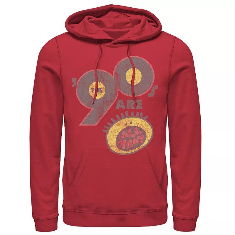 Men's Nickelodeon All That The Nineties Are Vintage Retro Graphic Hoodie, Size: Small, Black Product Image