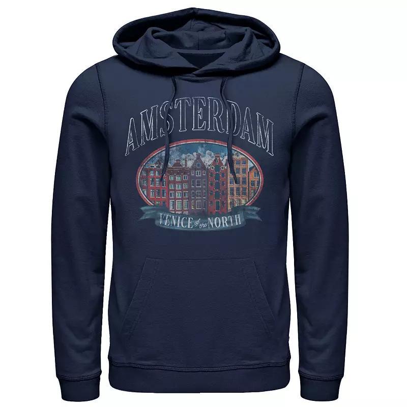 Men's MTV Beach And Palm Tree Logo Hoodie, Size: Large, Royal Product Image