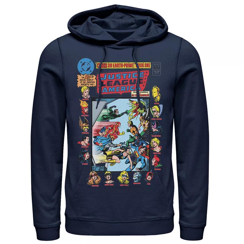 Men's Marvel Fantastic Four Members And Villains Periodic Table Hoodie, Size: 3XL, Blue Product Image