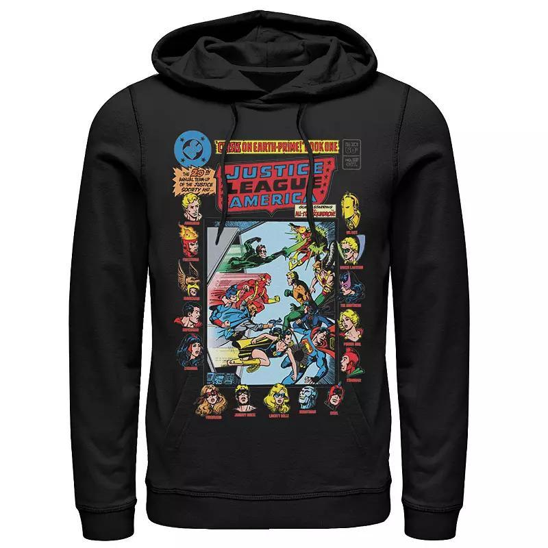 Men's Marvel Fantastic Four Members And Villains Periodic Table Hoodie, Size: 3XL, Blue Product Image