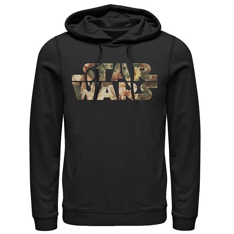 Mens Star Wars Logo Floral Fill Hoodie Product Image