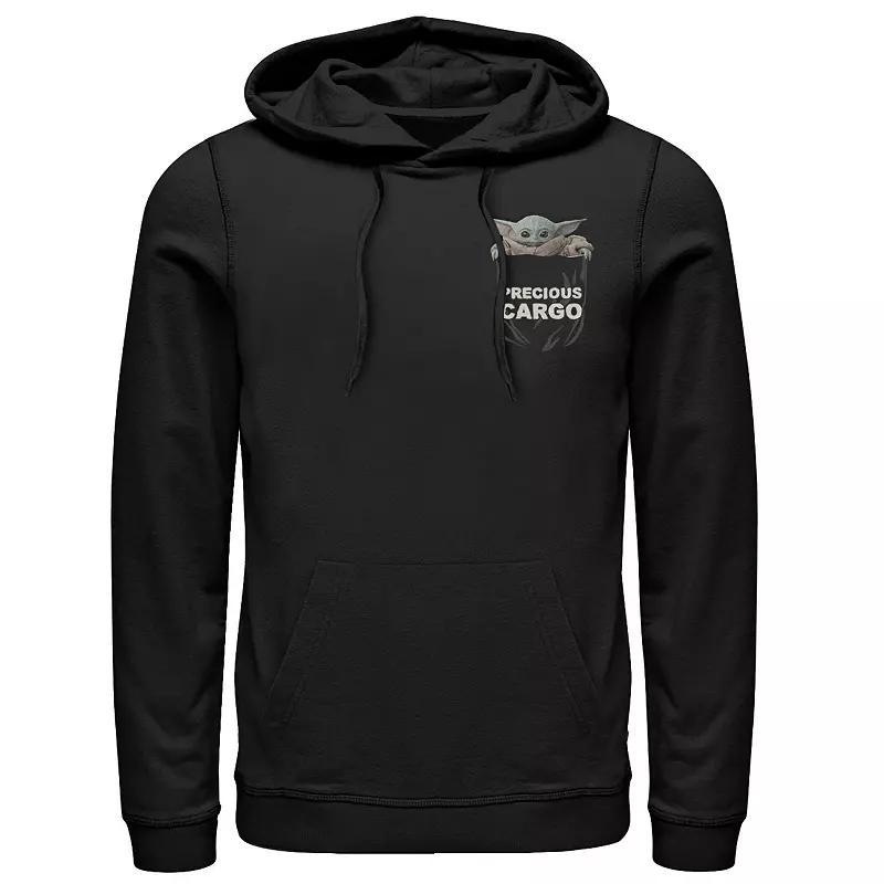 Men's Star Wars The Mandalorian The Child Precious Cargo Pocket Hoodie, Size: XXL, Black Product Image