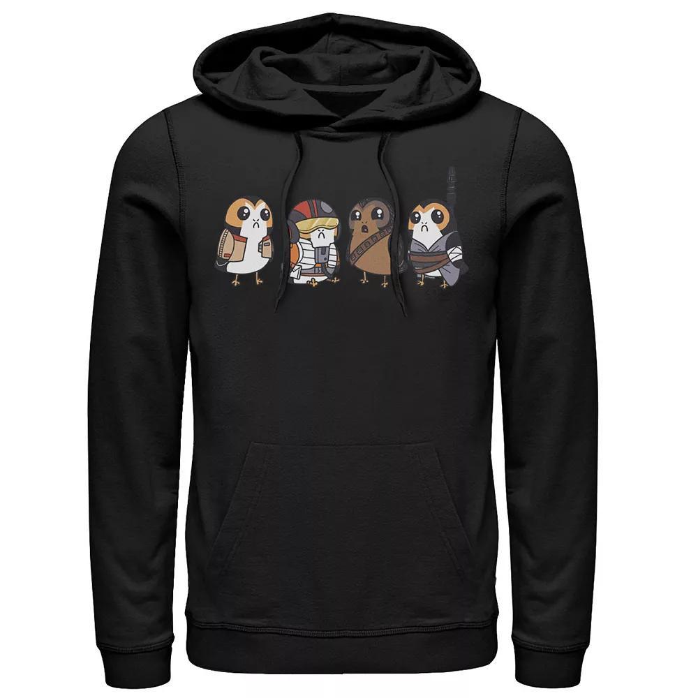 Mens Star Wars The Force Awakens Rey & BB-8 Pullover Hoodie Grey Heather Product Image