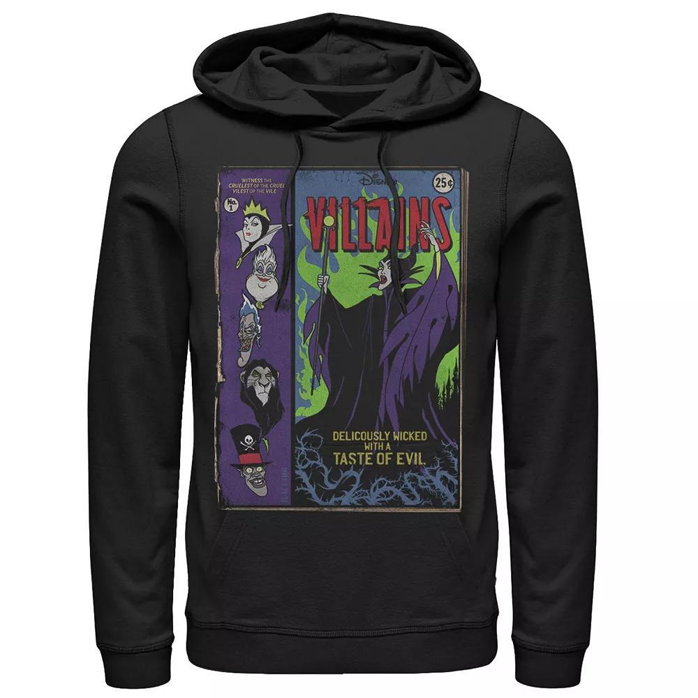 Men's Marvel Venom Logo White Simple Text Graphic Hoodie, Size: Medium, Black Product Image