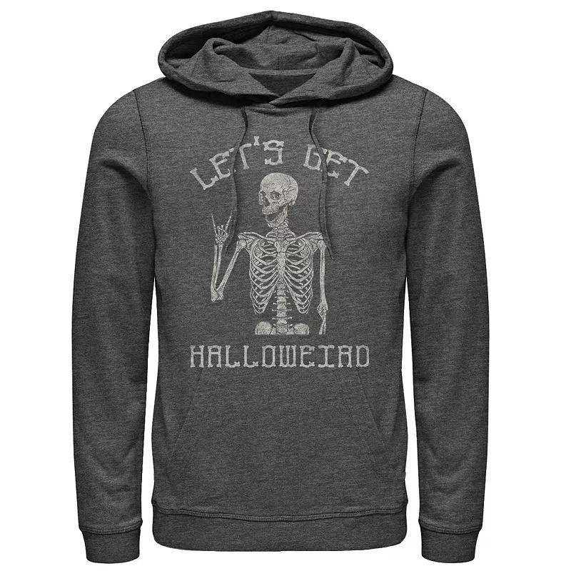 Men's Halloweird Humor Text Hoodie, Size: XXL, Grey Heather Product Image