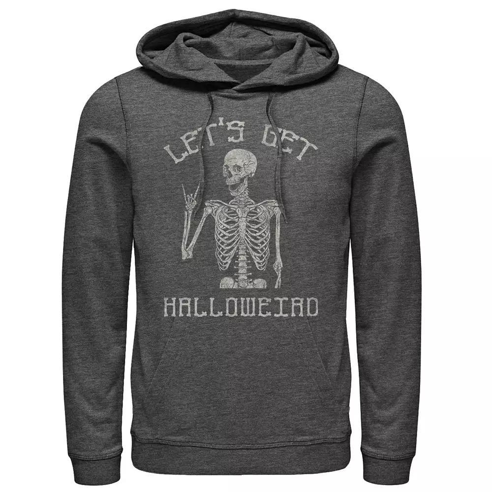 Men's Halloweird Humor Text Hoodie, Size: XXL, Grey Heather Product Image