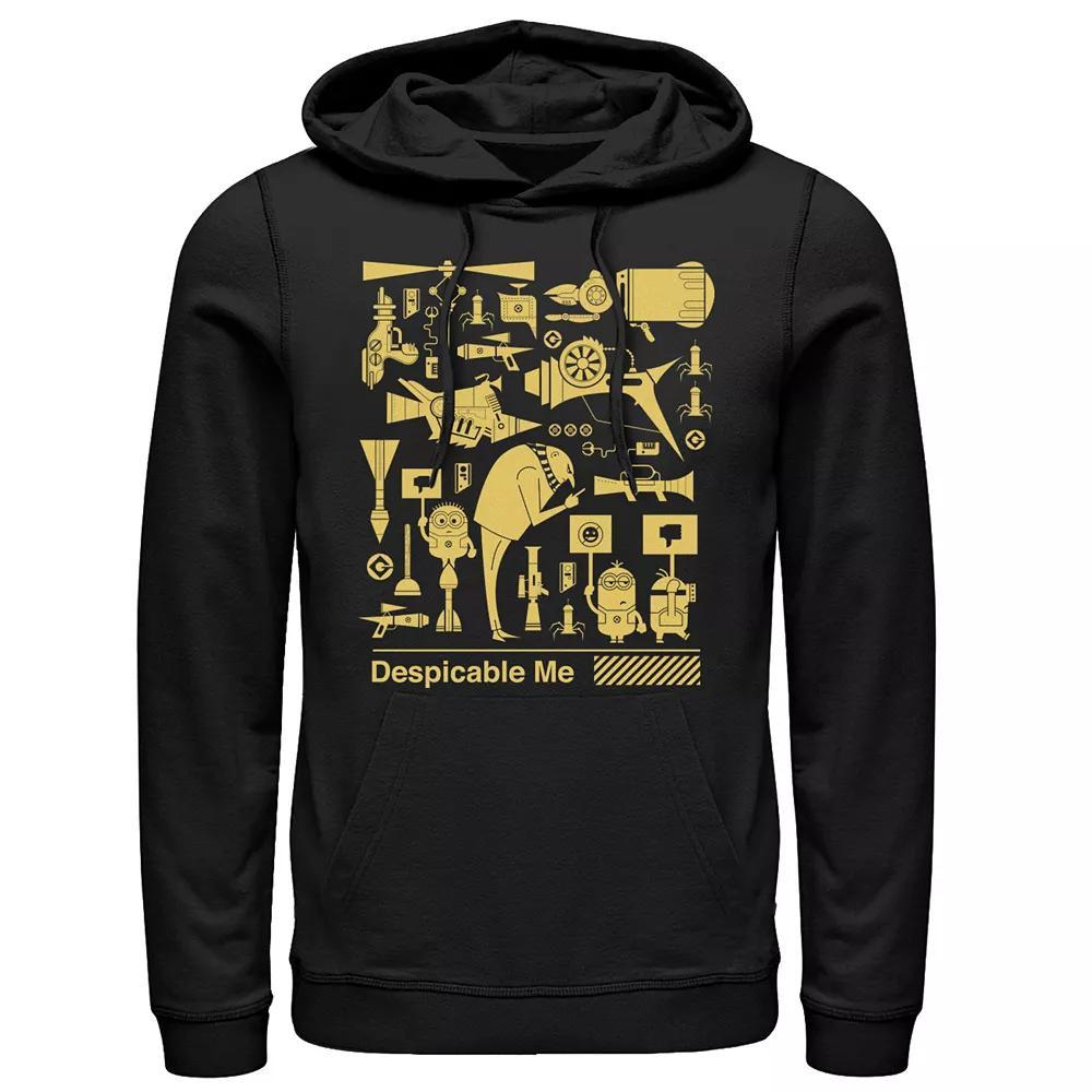 Boys' 8-20 Minions Plans Graphic Tee, Boy's, Size: Large, Black Product Image