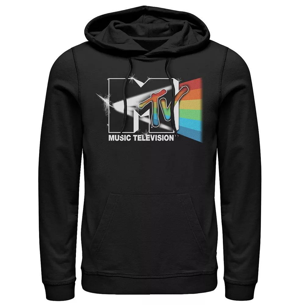 Men's MTV Beach And Palm Tree Logo Hoodie, Size: Large, Royal Product Image
