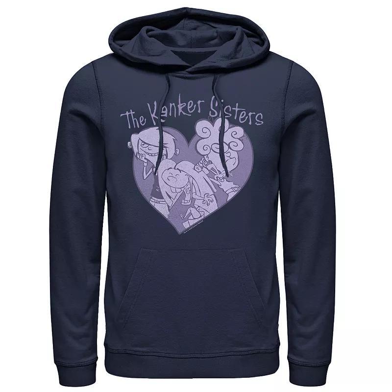 Men's Cartoon Network Ed, Edd & Eddy The Kanker Sisters Hoodie, Size: Large, Blue Product Image