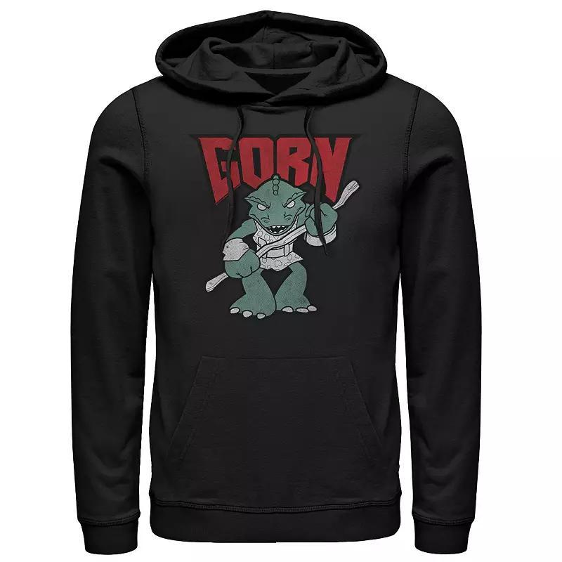 Men's Cartoon Network Johnny Bravo Don't Touch The Hair Badge Pullover Hoodie, Size: XL, Blue Product Image
