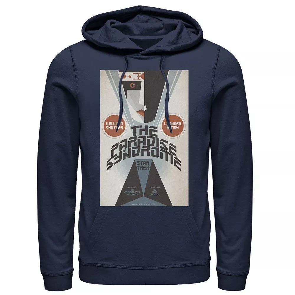 Men's Star Trek The Original Series The Paradise Syndrome Poster Hoodie, Size: XXL, Blue Product Image