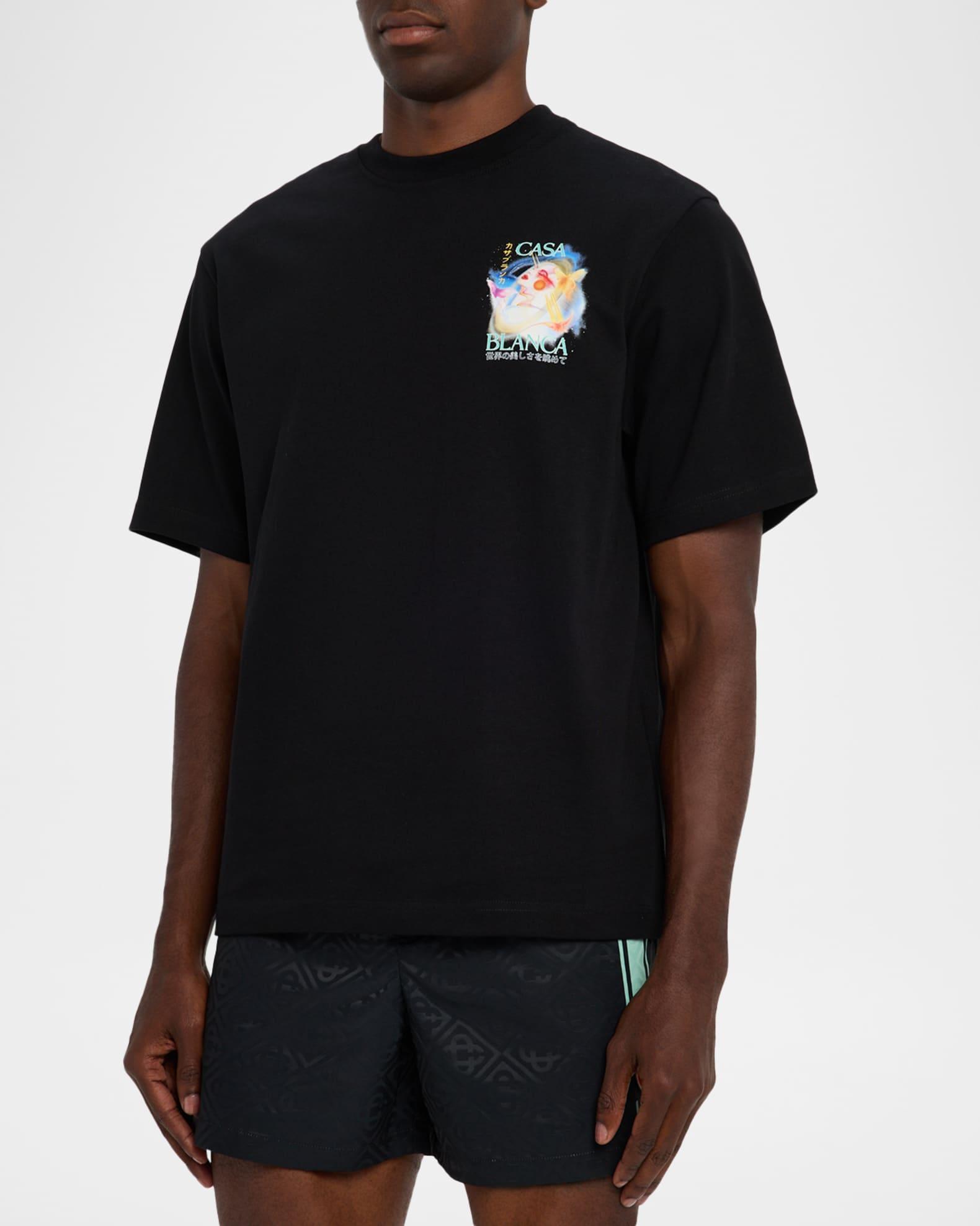 Men's Galactic Connection Oversized Graphic T-Shirt Product Image