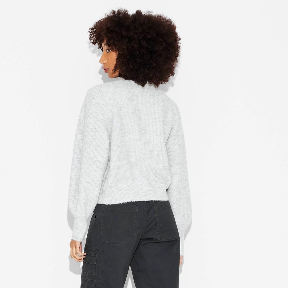 Womens Oversized Cardigan - Wild Fable Heather L Product Image