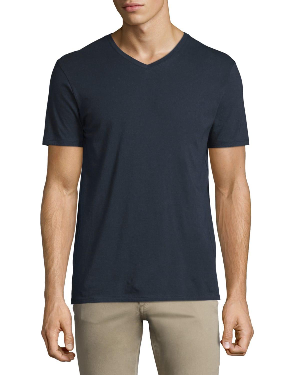 Mens Short-Sleeve V-Neck T-Shirt Product Image