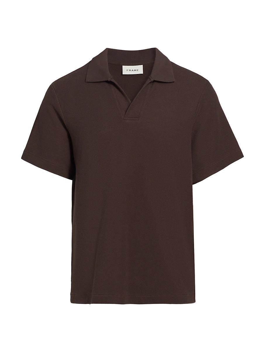 Mens Jacquard Polo Shirt Product Image