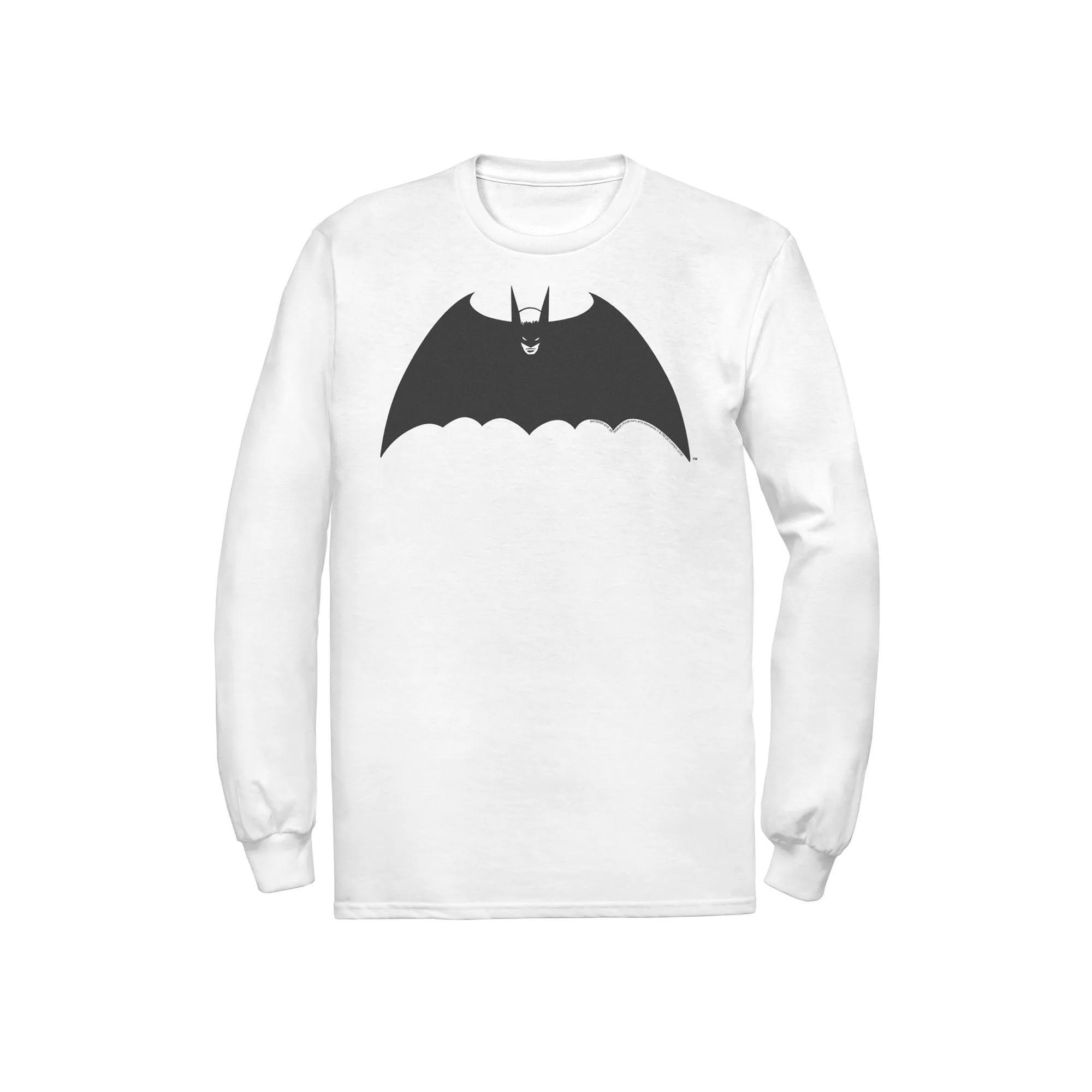 Men's DC Comics Batman Front Portrait Logo Tee, Size: Medium, Athletic Grey Product Image