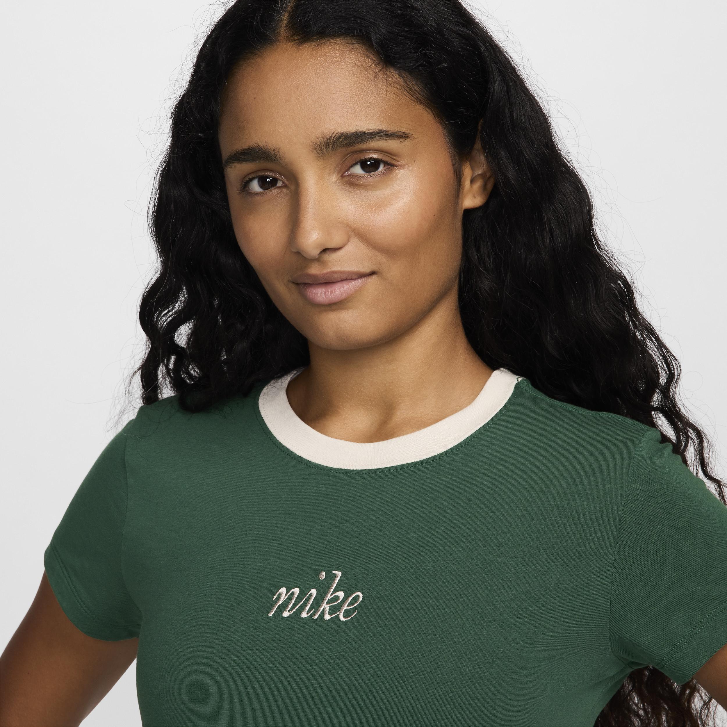 Nike Sportswear Chill Knit Women's Slim Cropped T-Shirt Product Image