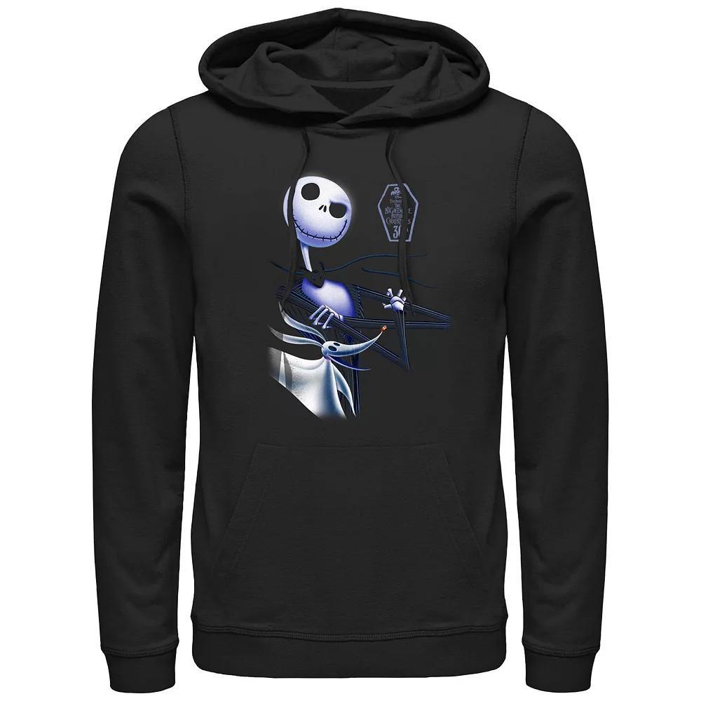 Disney's The Nightmare Before Christmas 30th Men's Graphic Hoodie, Size: Medium, Black Product Image