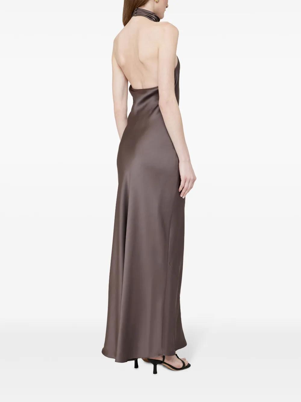 Eliana silk maxi dress Product Image