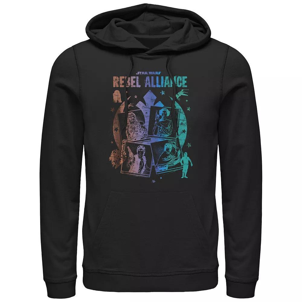 Men's Star Wars Rebel Alliance Graphic Hoodie, Size: XXL, Black Product Image