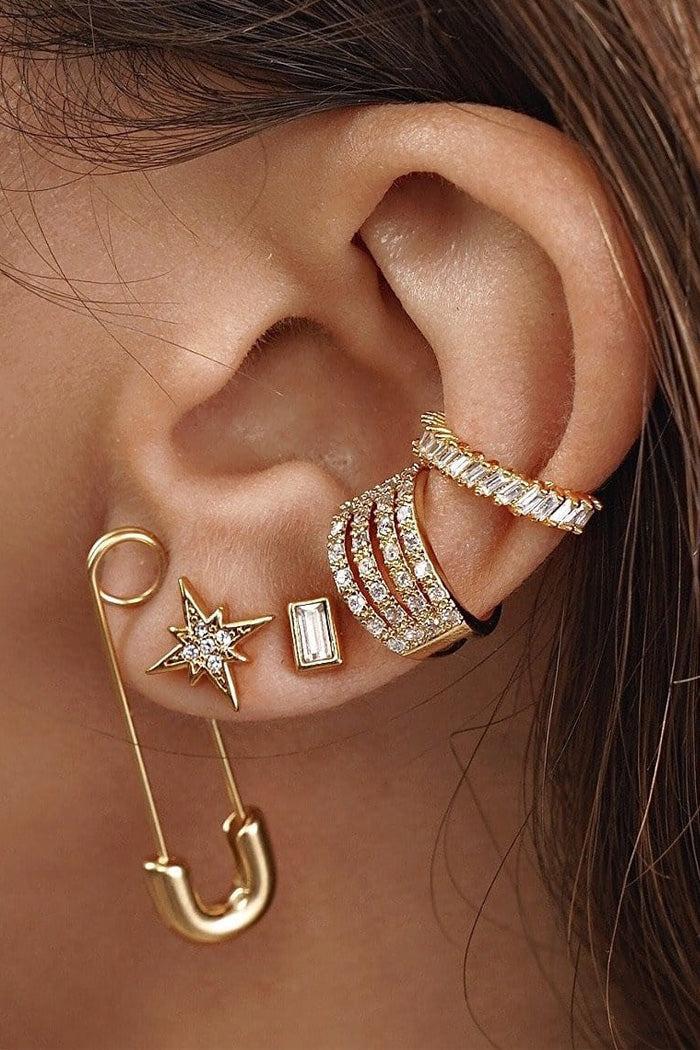 Priscilla Baguette Ear Cuff Product Image