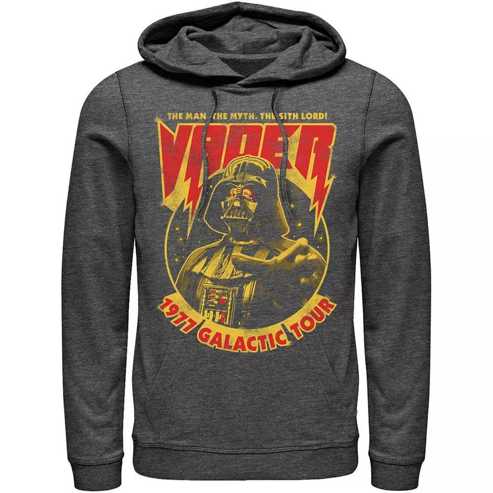 Men's Star Wars Vader 1977 Galactic Tour Metal Poster Hoodie, Size: Large, Black Product Image