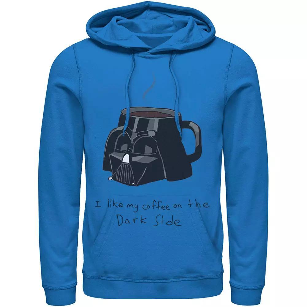 Men's Star Wars Darth Vader Mug I Like My Coffee On The Dark Side Hoodie, Size: XXL, Royal Product Image