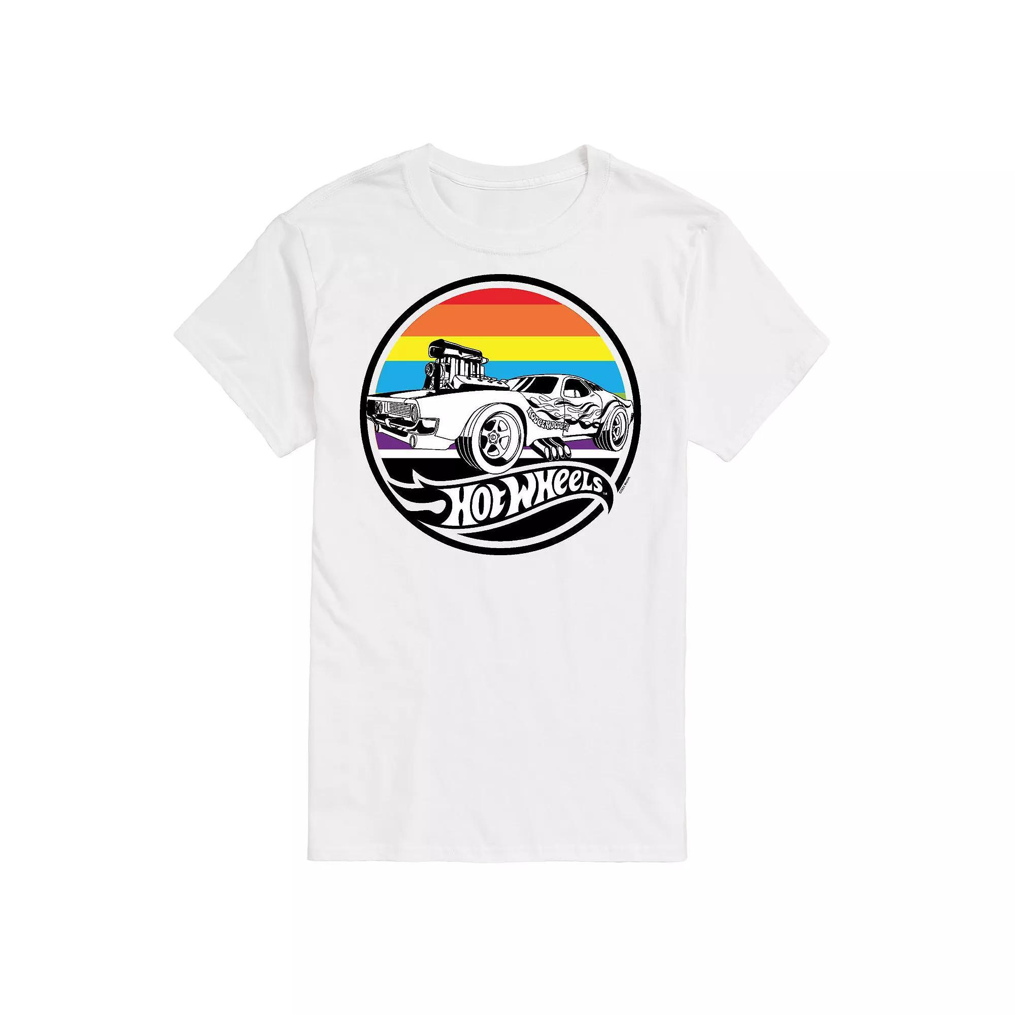 Big & Tall Hot Wheels Flame Car Ride Graphic Tee, Mens Product Image
