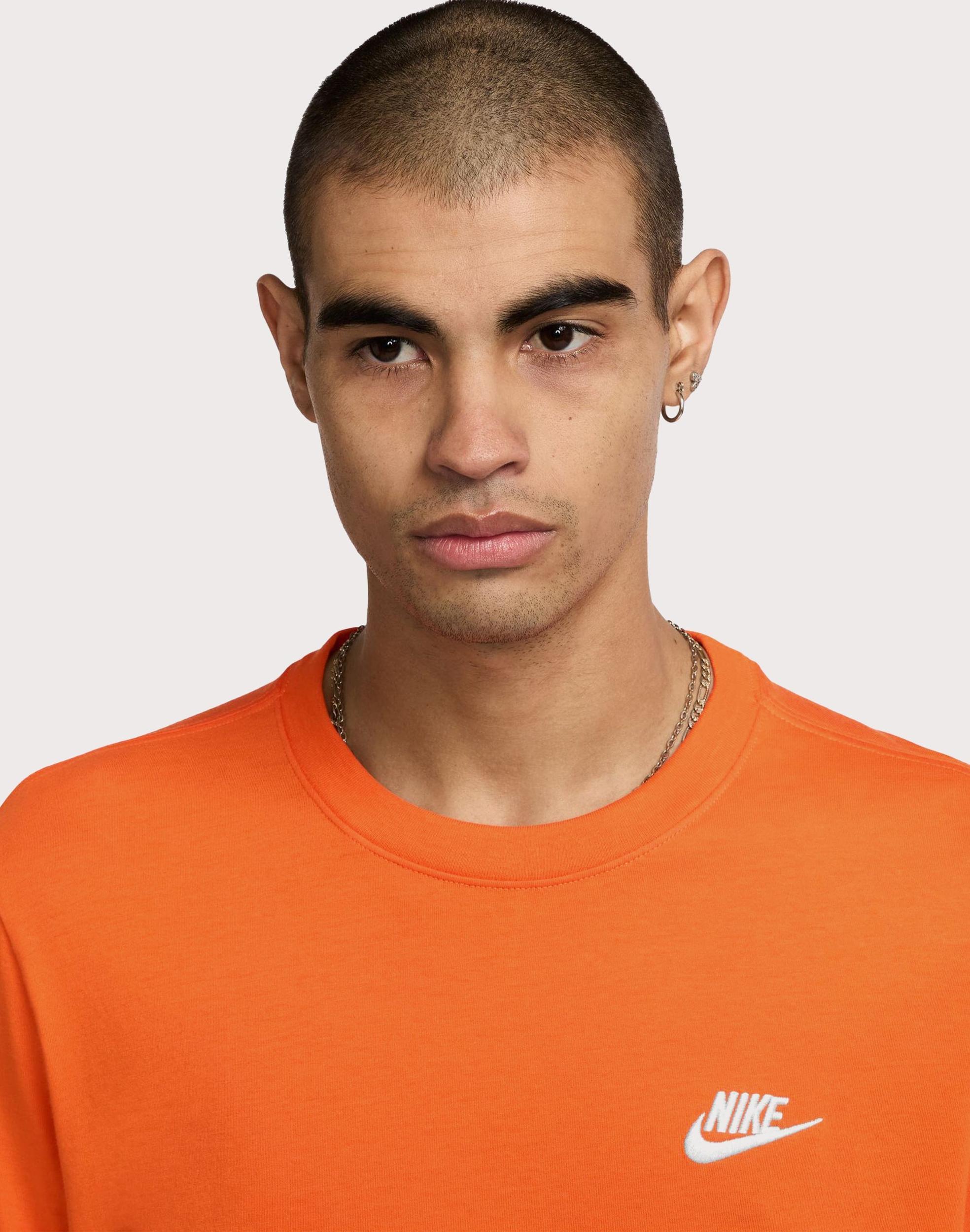 Nike Nike Sportswear Club Men's Orange Tee Male Product Image