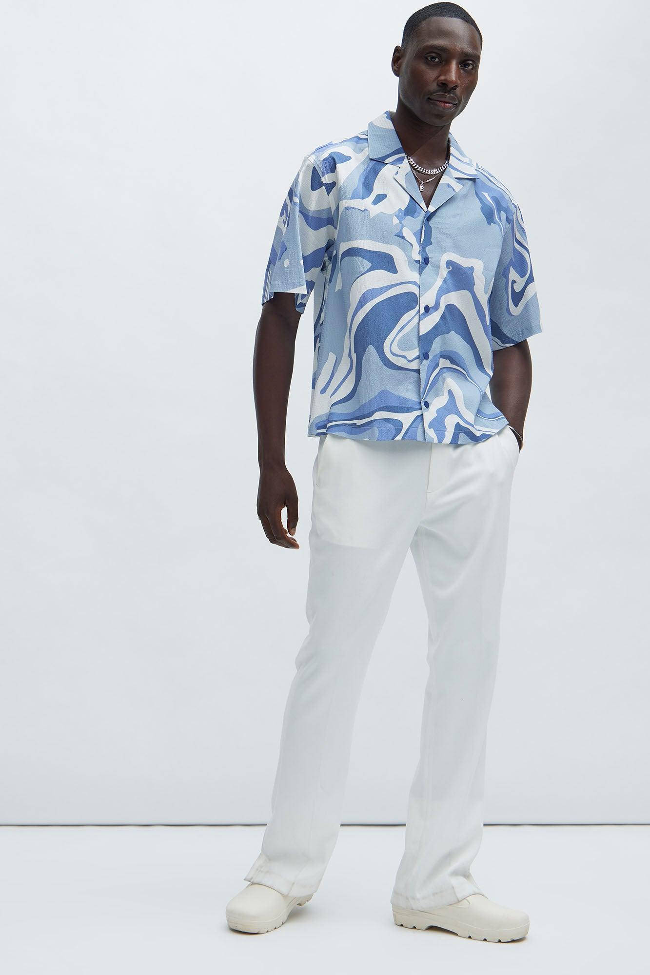 Cumulus Shirt - Blue/combo Product Image
