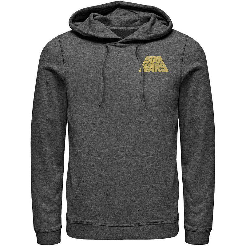 Men's Star Wars Distressed Slant Logo Z2 Hoodie, Size: XXL, Red Product Image