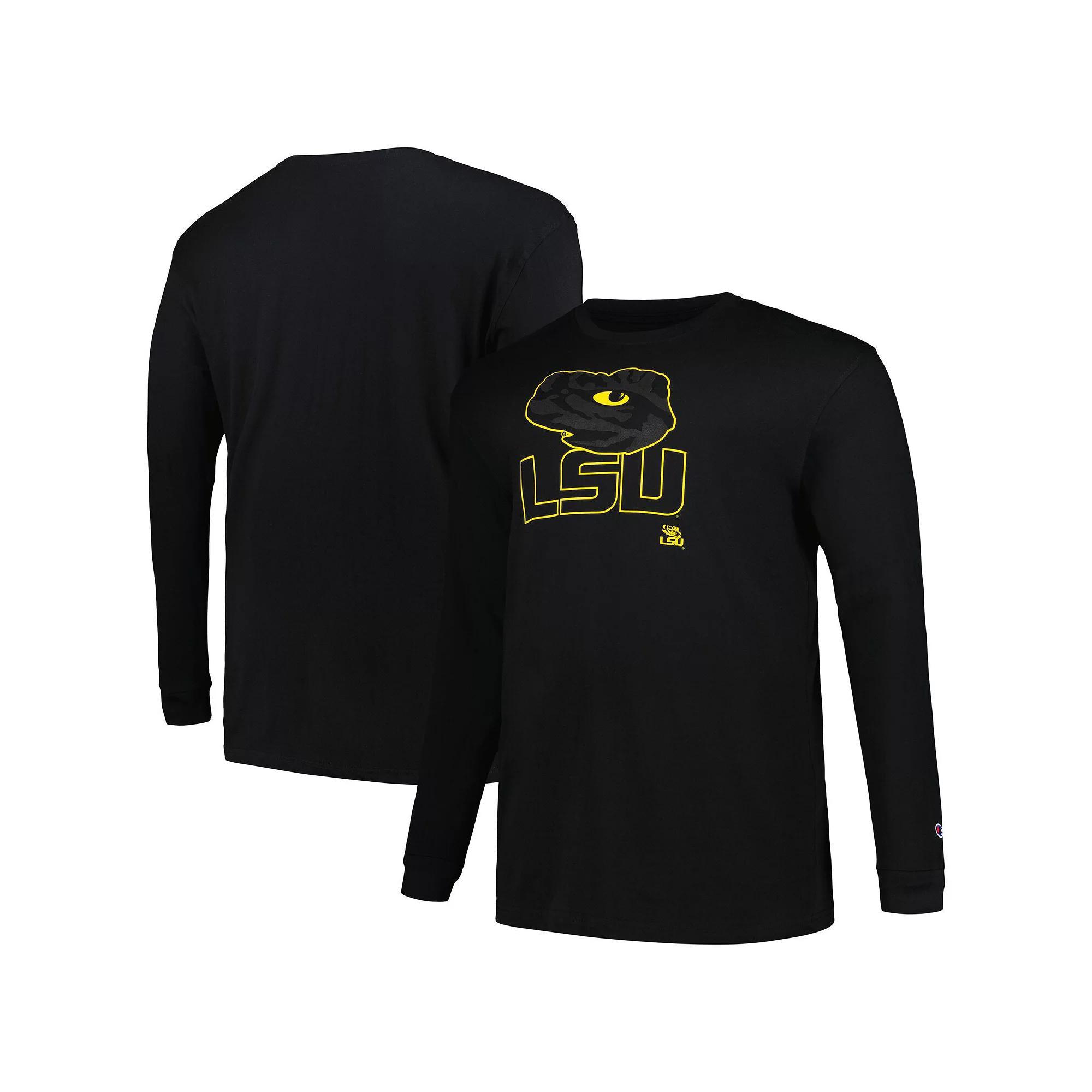 Men's Profile Black LSU Tigers Big & Tall Pop Long Sleeve T-Shirt, Size: 4XLT Product Image