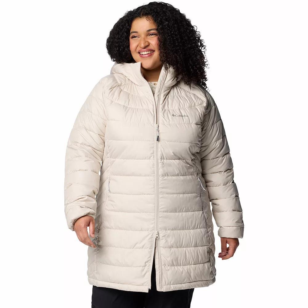 Plus Size Columbia Powder Lite II Mid Jacket, Women's, Size: 1XL, Moonvista Product Image