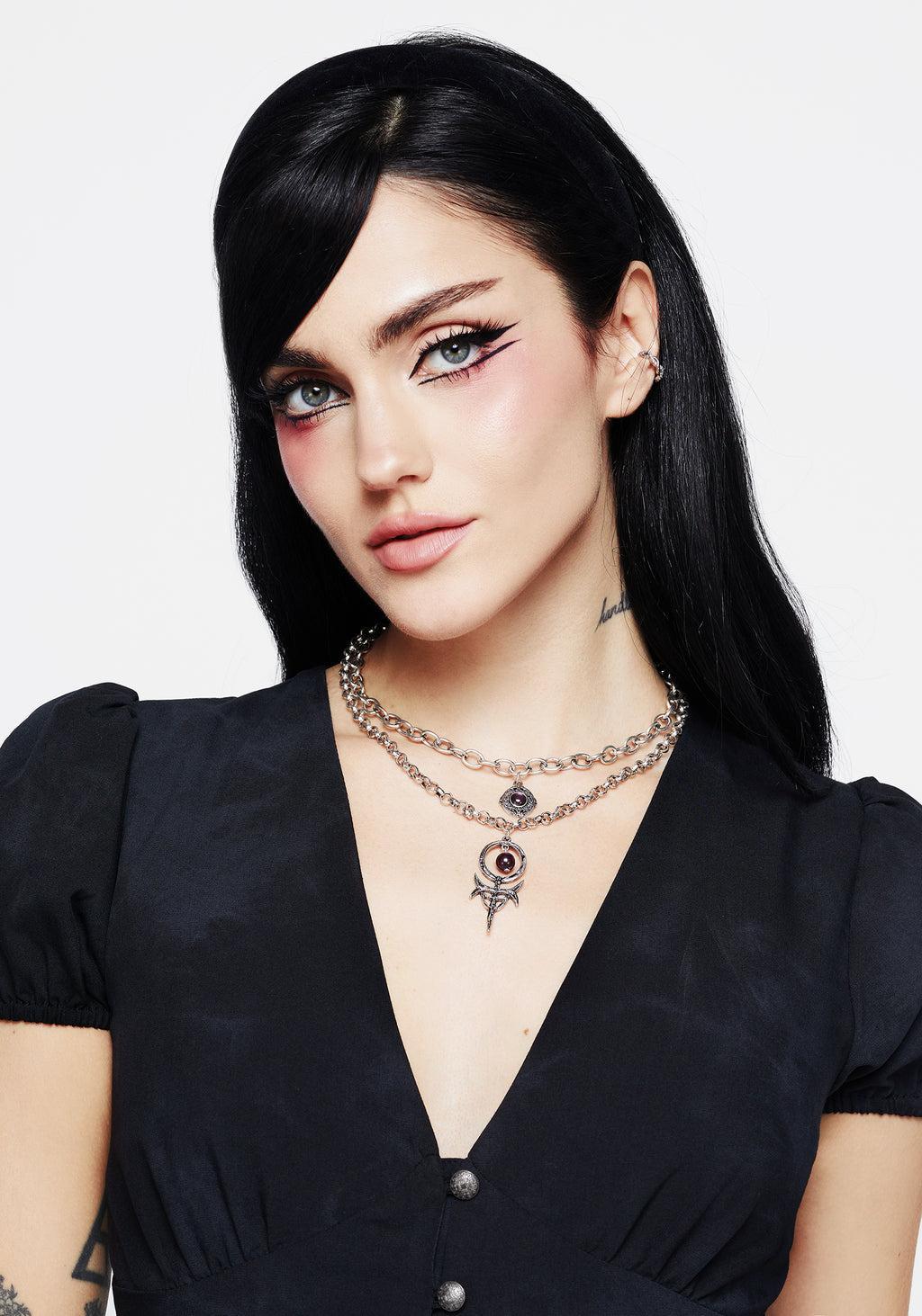Manea Layered Multichain Necklace Product Image