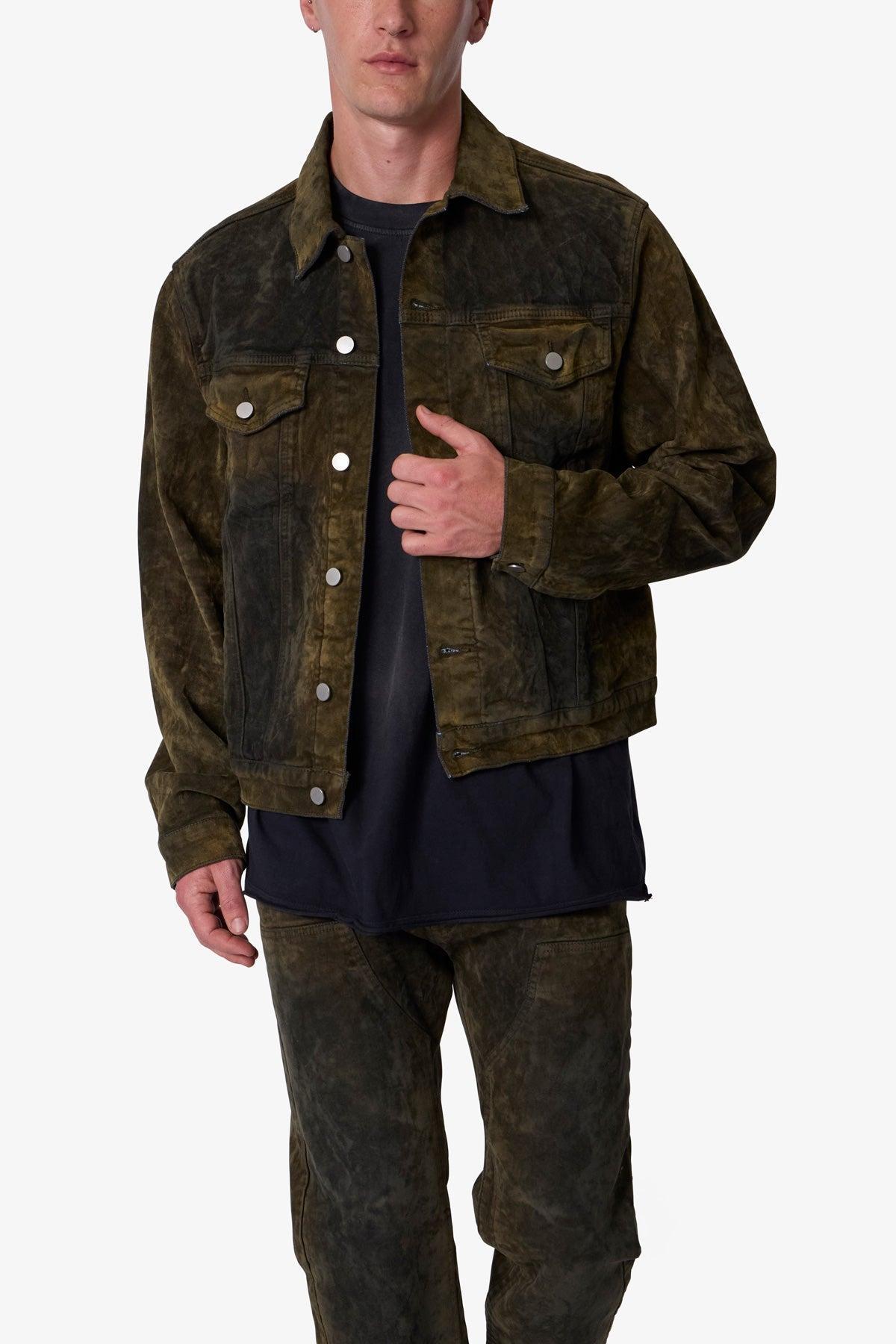 SL3 Suede Jacket - Olive/Black Product Image