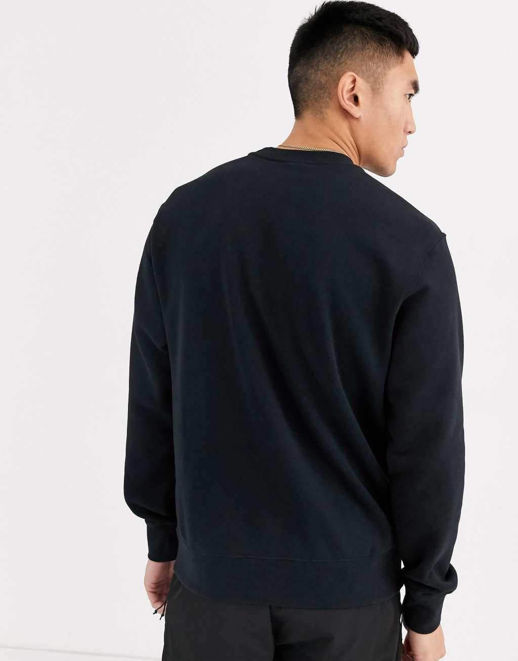 Men's Nike Club Fleece Crew, Size: Large, Dark Gray Grey Product Image