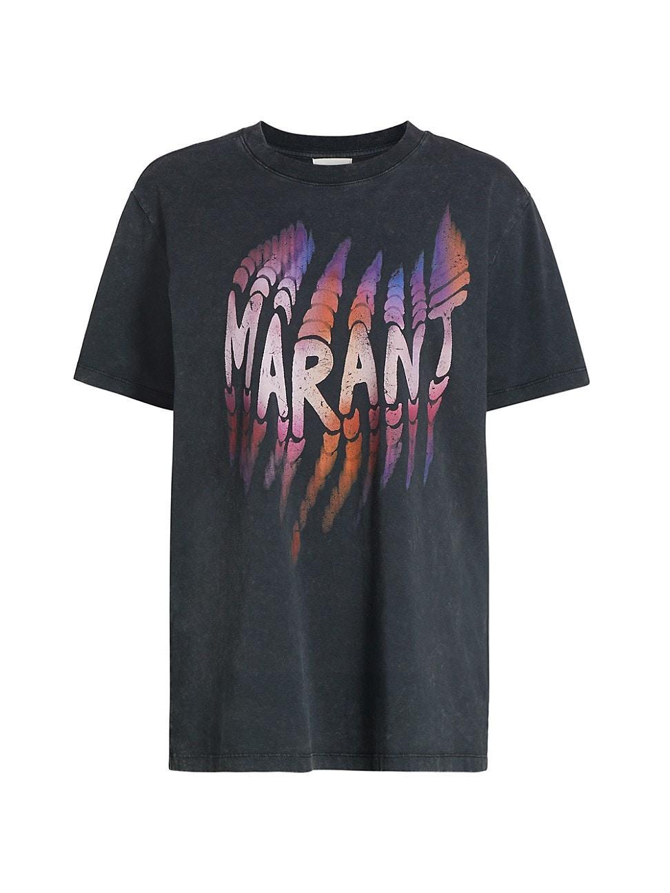 Womens Zoeline Crewneck Logo T-Shirt Product Image