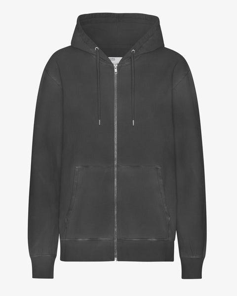 Classic Organic Zip Hood - Faded Black Product Image