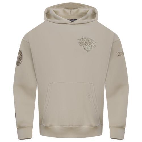 Pro Standard Mens Pro Standard KNICKS NEUTRAL DROP SHOULDER FLC PO HOODIE - Mens Product Image