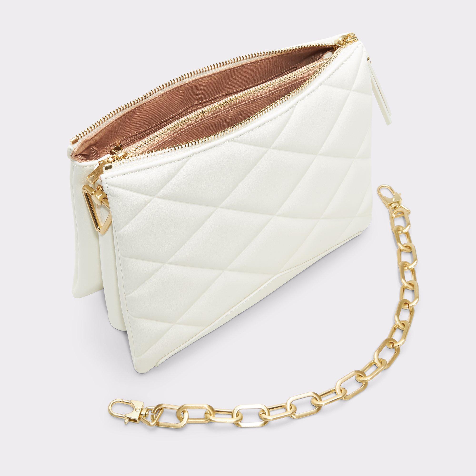 ALDO Softquiltx - Women's Crossbody Handbag - White Product Image