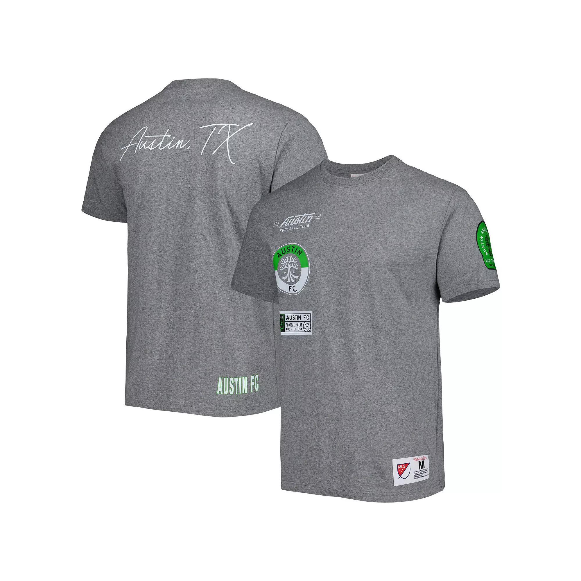 Men Mitchell & Ness Gray Austin FC City Tee, Men's, Size: XL, Afc Grey Product Image